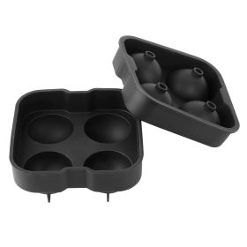 1.77â€Sphere Ice Ball Maker Mold Silicone Ice Cube Tray with Lid Easy Fill and Release Ice Maker for Parties Events