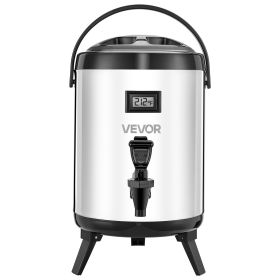 Insulated Beverage Dispenser for Hot & Cold Drinks 1.5 Gal Stainless Steel