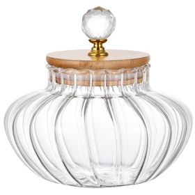 1Pcs High Borosilicate Glass Strip Sealed Jar, Kitchen Storage Jar, Coffee Jar