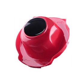 Grease Splatter Screen 13in Stainless Steel Fine Mesh Splash Mesh Shield Hot Oil Stopper (Color: Red)